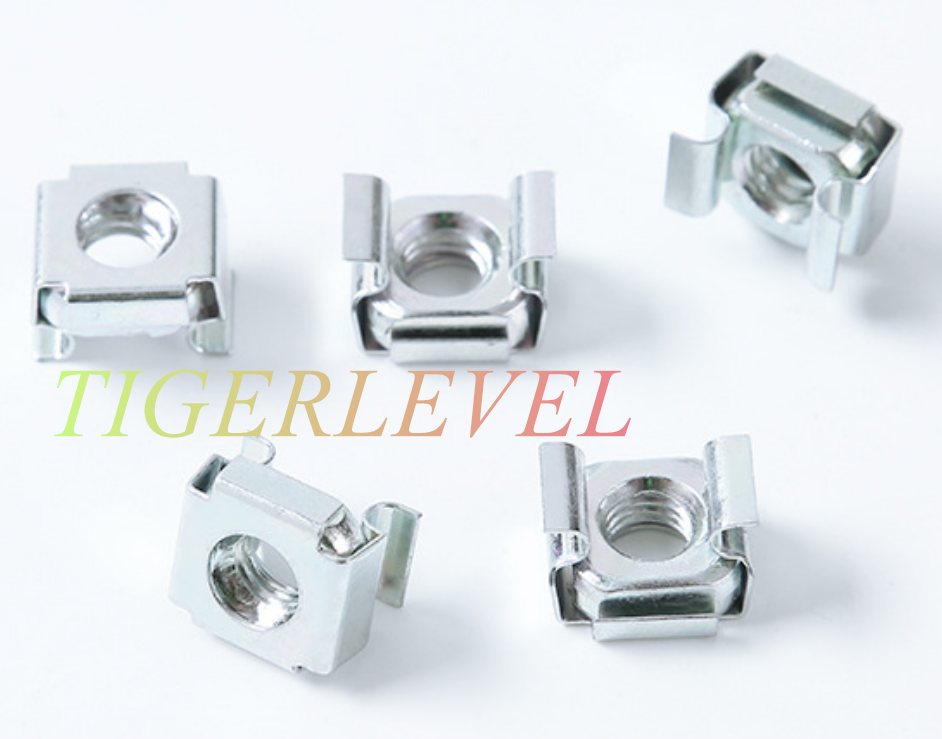 mill steel  zinc plated M8 cage nut