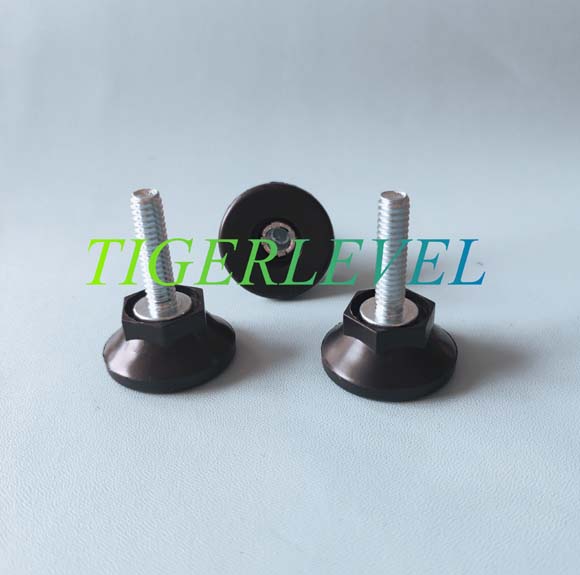 M8X25 Nylon and steel stud leveling for furniture 