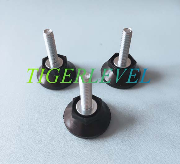 M8X25 Nylon and steel stud leveling for furniture 