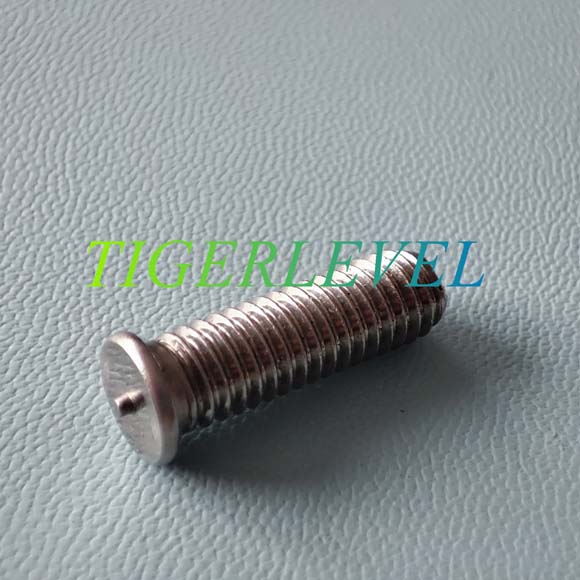 M6 x 16mm 304 Stainless Steel Welding Stud Machinery Screws, Spot Welding Screws Bolts Soldered Dot, A2-70