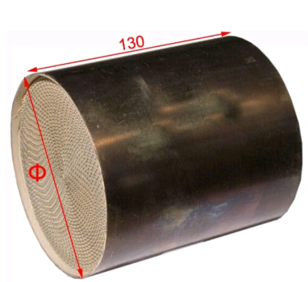Metal carrier for three-way catalytic converter